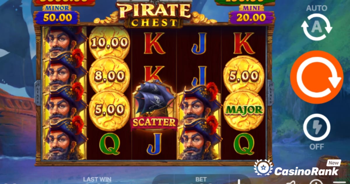 Jagen Sie mit Playson's Pirate Chest: Hold and Win nach Jackpot-Schätzen